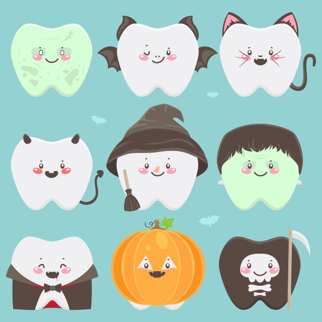 halloween tips for healthy teeth with braces